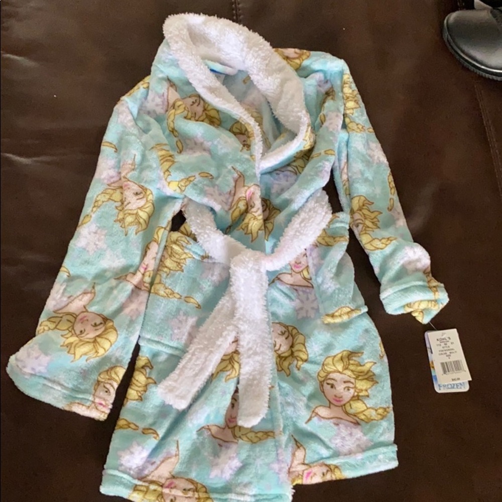 girls frozen robe size 8